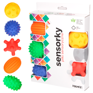 Sensory balls box - 5 pcs. - momscare.pl