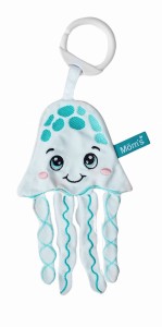 Crinkly Jellyfish Comforter Hanging Toy - momscare.pl